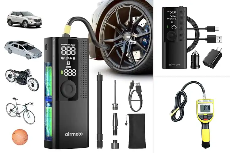 Detailed view of 10 Best Automatic Shutoff Inflators for Easy Tire Care