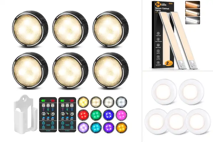 Detailed view of 10 Best Battery-Powered Under Cabinet Lights: Shine