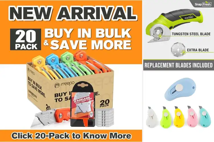 Detailed view of 10 Best Box Cutters: Cut Packages Fast & Easy