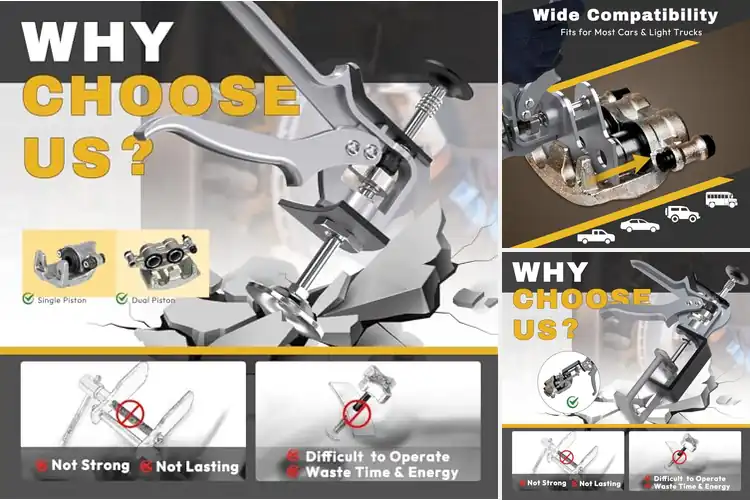 Detailed view of 10 Best Brake Piston Compressors for Easy Pad Changes