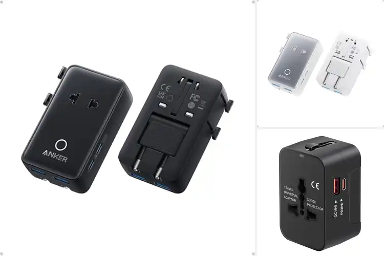 Detailed view of 10 Best Compact Travel Adapters: Must-Haves for Adventures