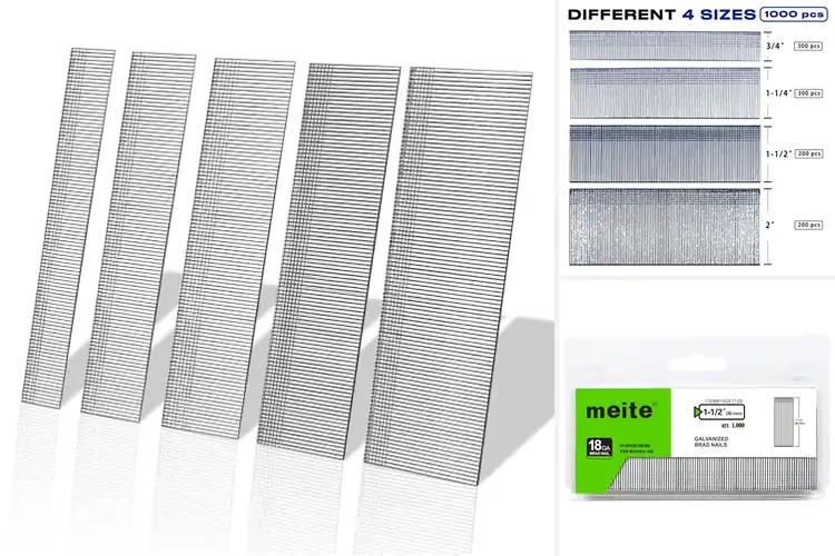 Detailed view of 10 Best Electric Brad Nailer Nails: Quick & Clean Projects