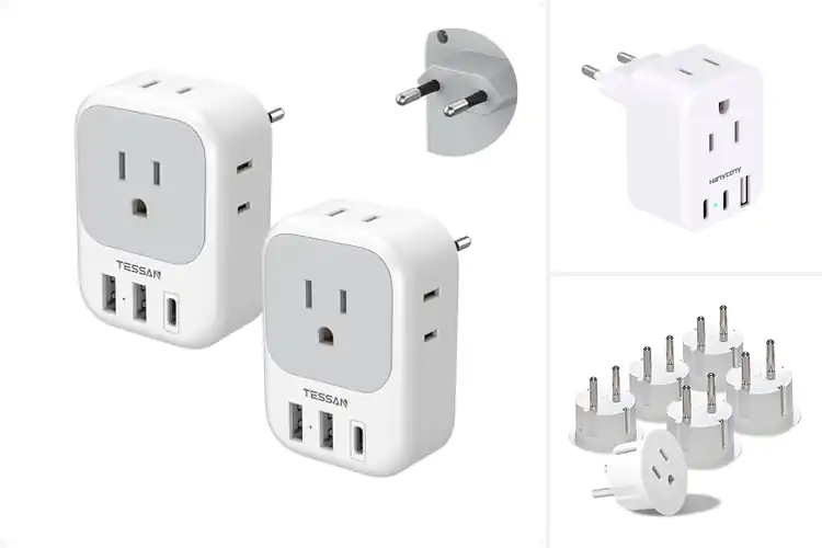 Detailed view of 10 Best European Plug Adapters: Charge Anywhere Safely