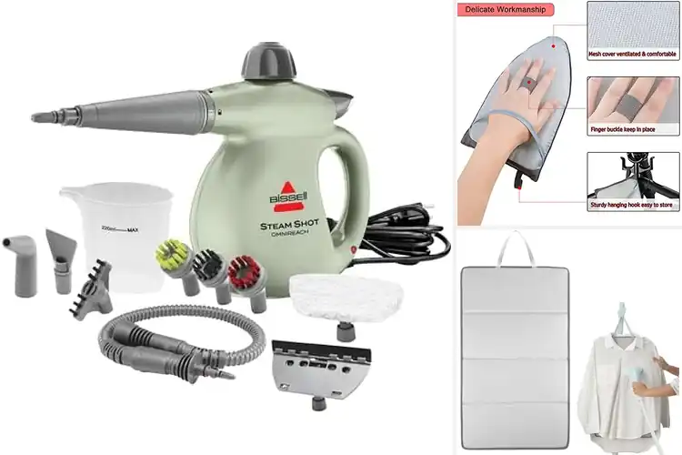 Detailed view of 10 Best Fabric Steaming Tools for Wrinkle-Free Clothes