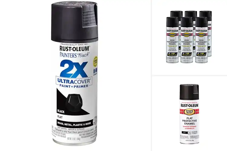 Detailed view of 10 Best Flat Black Spray Paints: Revive & Last