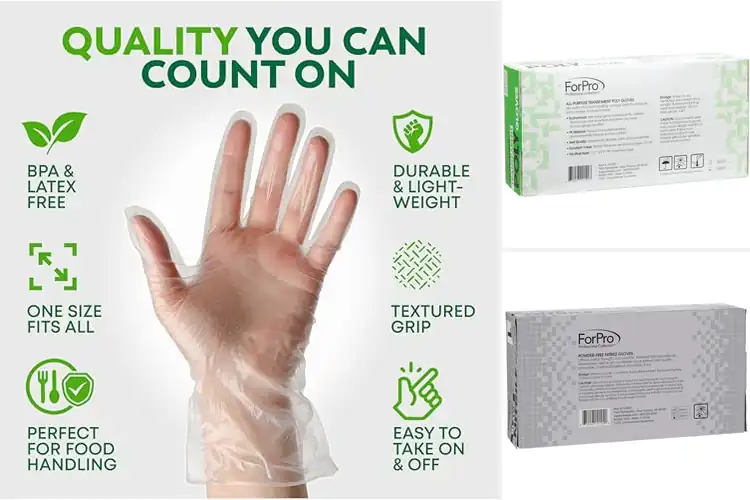 Detailed view of 10 Best Food Prep Gloves: Ultimate Safety for Home Chefs