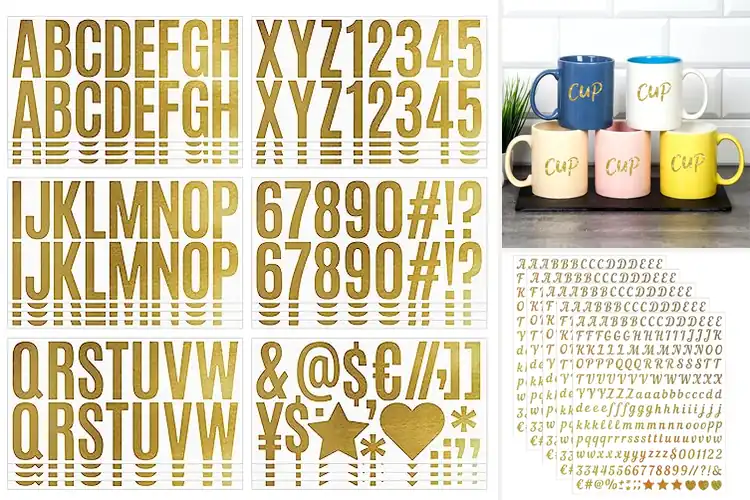 Detailed view of 10 Best Gold Letter Stickers: Elevate Your Signs Professionally