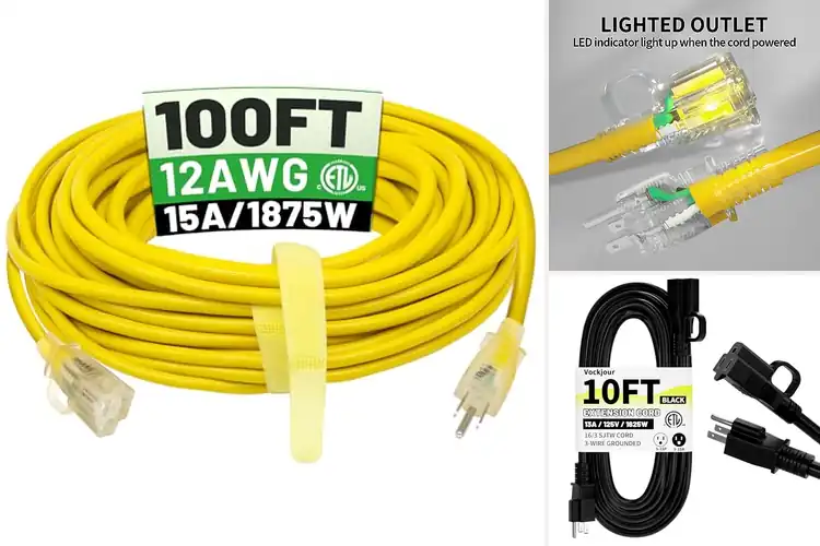 Detailed view of 10 Best Heavy Duty Extension Cords: Waterproof & Powerful