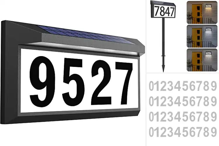 Detailed view of 10 Best House Numbers: Easy Picks for Your Home