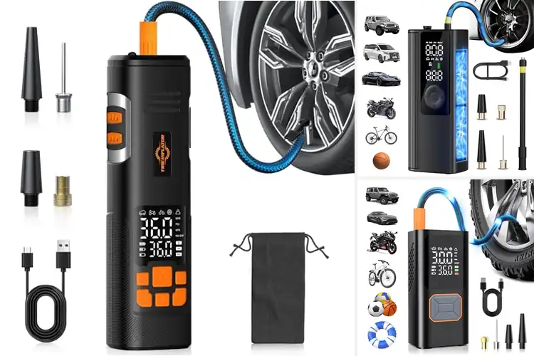 Detailed view of 10 Best LED Equipped Inflators for Quick Night Fixes