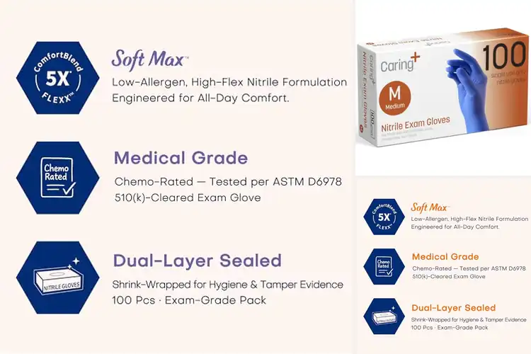 Detailed view of 10 Best Medical Protective Gloves: Ultimate Comfort & Safety