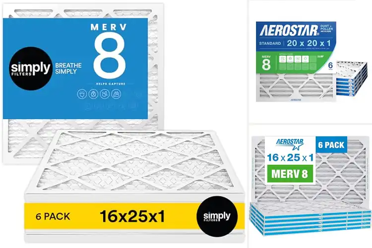 Detailed view of 10 Best MERV 8 Filters: Breathe Easier Now