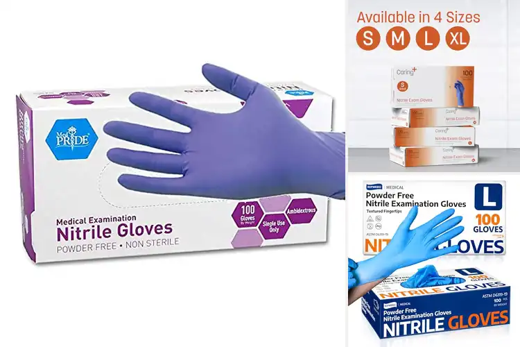 Detailed view of 10 Best Nitrile Exam Gloves for Ultimate Protection & Comfort