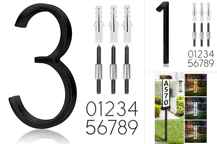 Detailed view of 10 Best Outdoor Home Decor Numbers: See & Style