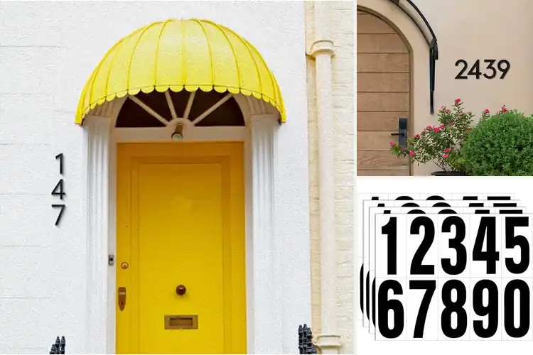 Detailed view of 10 Best Peel-And-Stick House Numbers: Find Yours