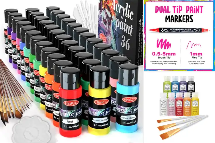Detailed view of 10 Best Plastic Paints for Effortless Craft Fun