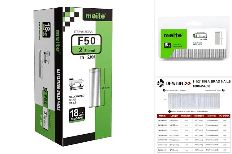 Detailed view of 10 Best Pneumatic Brad Nails: Project Perfection