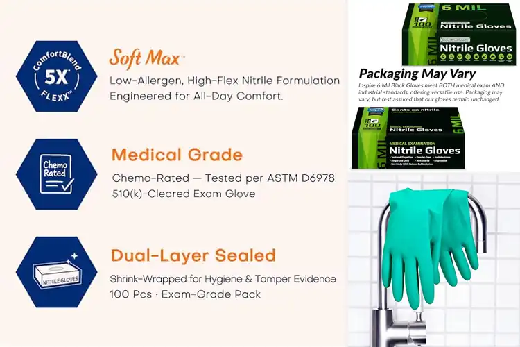 Detailed view of 10 Best Protective Gloves: Top Picks for Safe, Clean Hands