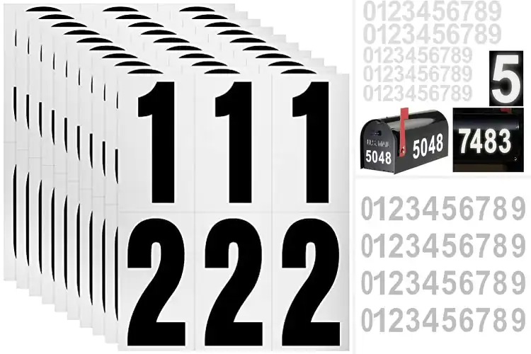 Detailed view of 10 Best Reflective Mailbox Numbers: Boost Visibility Now