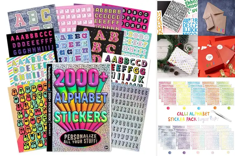 Detailed view of 10 Best Scrapbooking Alphabet Stickers for Creative Pages