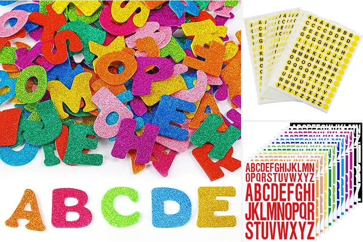 Detailed view of 10 Best Self-Adhesive Alphabet Sticker Sets You Need