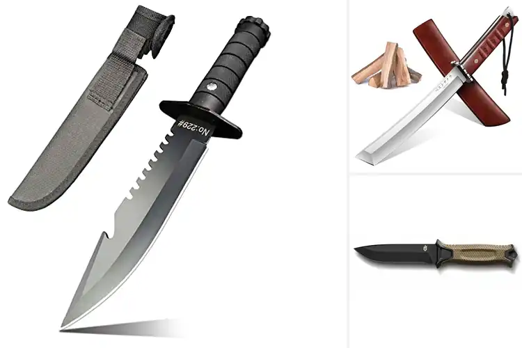 Detailed view of 10 Best Survival Knives: Gear Up for Wild Adventures