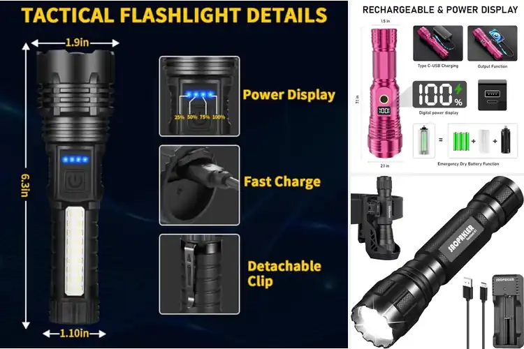 Detailed view of 10 Best Tactical Flashlights for Any Situation