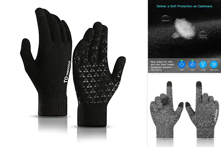 Detailed view of 10 Best Touch Screen Compatible Gloves: Stay Warm & Connected