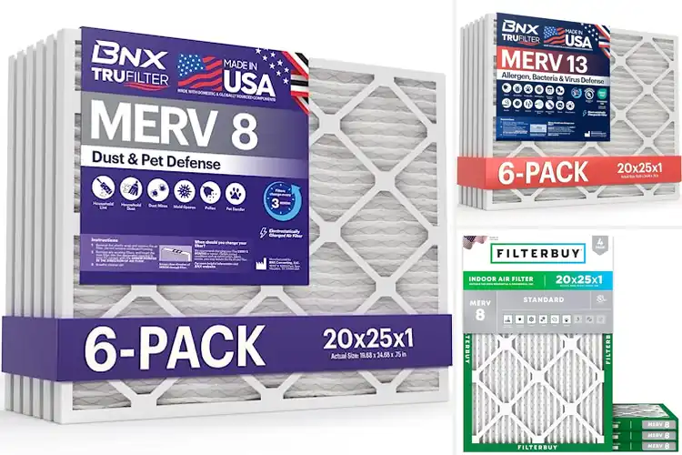 Detailed view of 10 Best USA Made 20x25x1 Air Filters: Cleaner Air in 48H