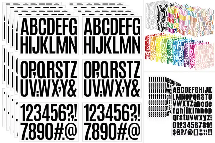 Detailed view of 10 Best Vinyl Letter Stickers to Make Labels Shine