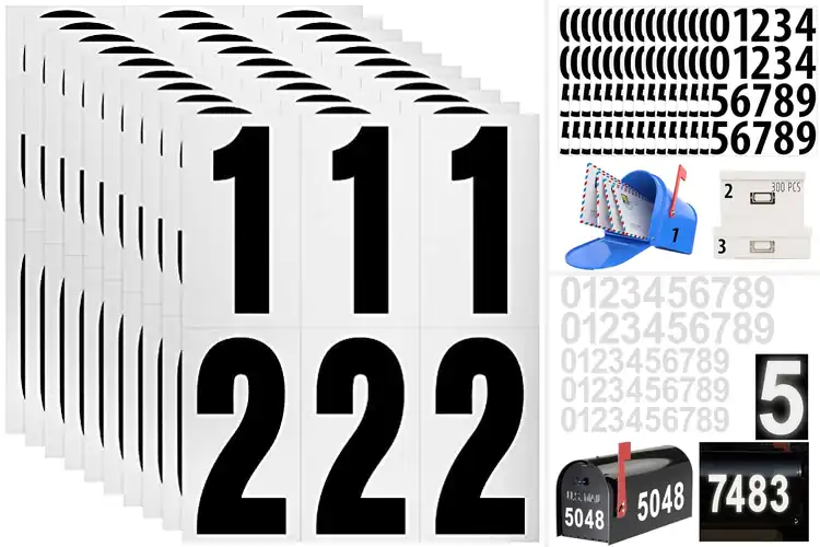 Detailed view of 9 Best Vinyl Numbers: Fade‑Proof, Weather‑Resistant Labels