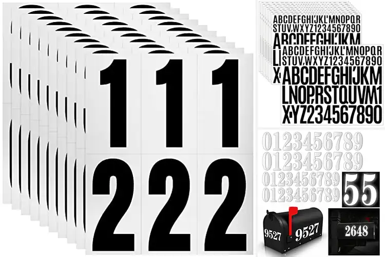 Detailed view of 10 Best Waterproof Address Stickers: Forever Visible