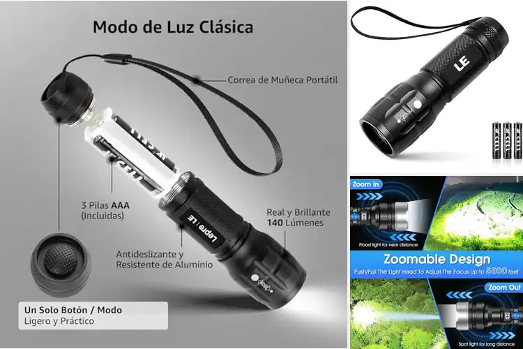 Detailed view of 10 Best Waterproof Flashlights: Stay Lit in the Storm